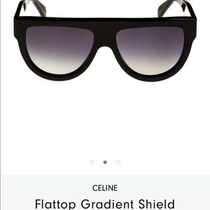 SOLD Brand new Celine flattop gradient sunglasses black